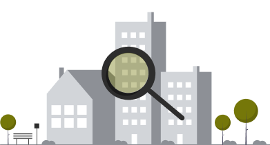 Apartment search illustration.