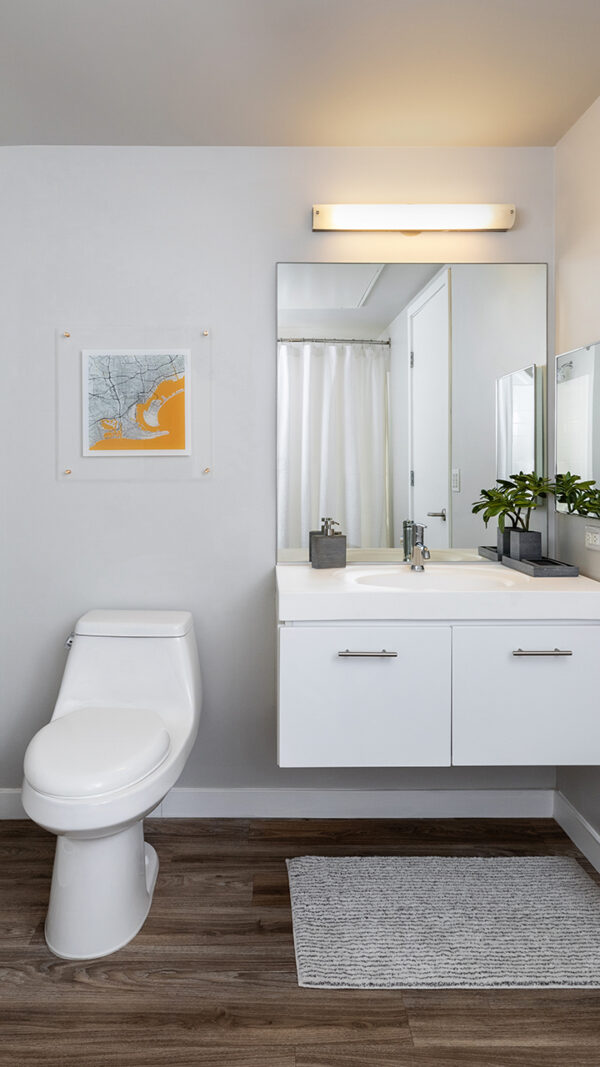 Griffis East Village Reno Model Bathroom