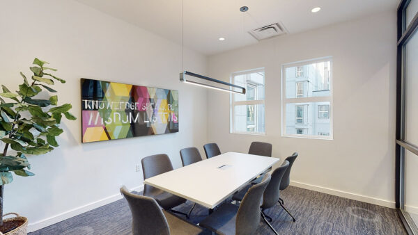Virtual tour thumbnail for Griffis Lake Washington co-working room.