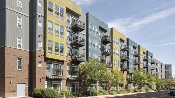 Exterior building photo of Griffis Union Station in Denver, Colorado.