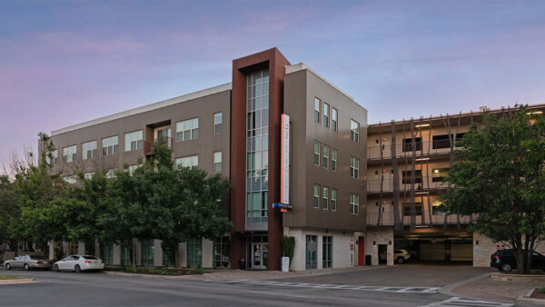Exterior building photo of Griffis at The Domain in Austin, Texas.