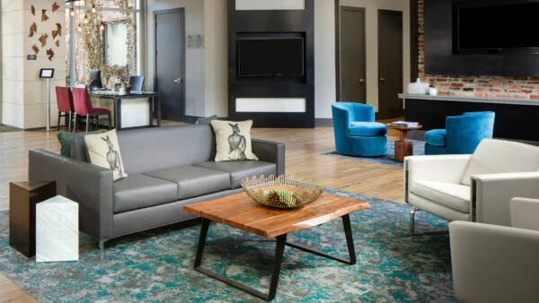 Apartment Resident Lounge at Griffis North Union in Denver, Colorado.