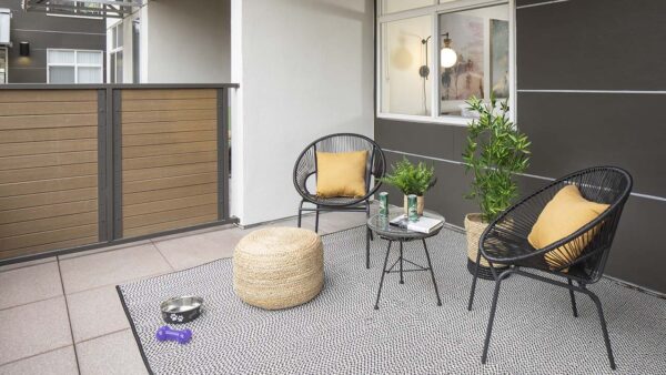 Private Apartment Patio/Balcony