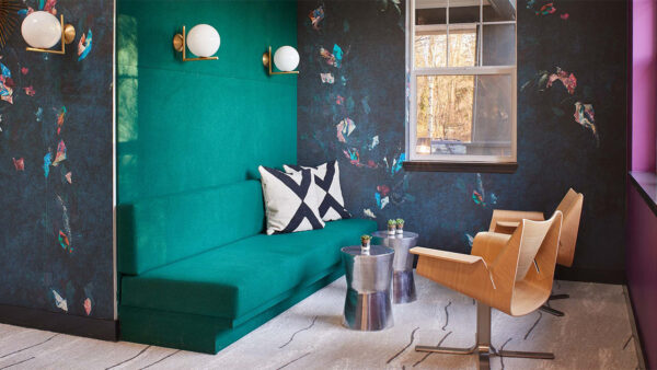 Apartment community Resident Lounge at Griffis North Creek in Bothell, Washington.