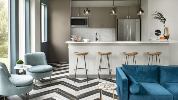 Apartment community Resident Lounge at Sagebrook in Colorado Springs, Colorado.