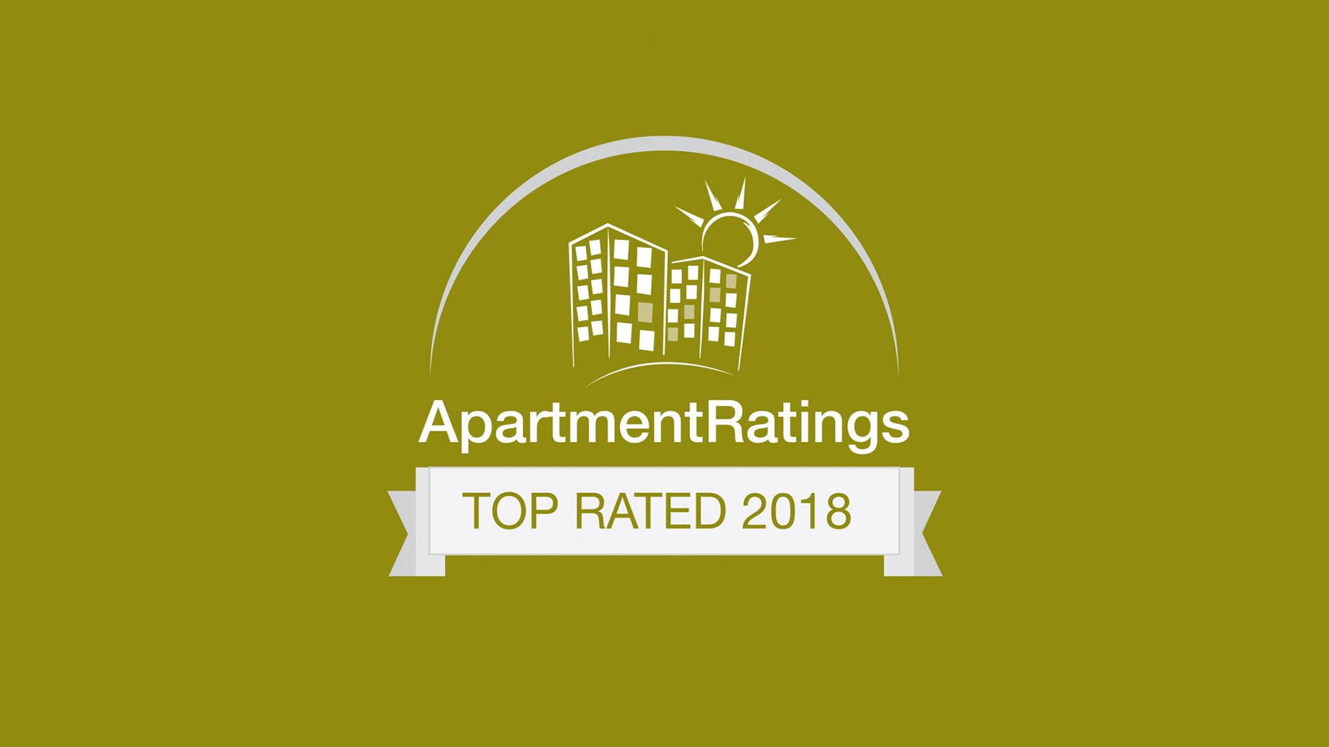 Apartment Ratings top rated 2018 graphic.