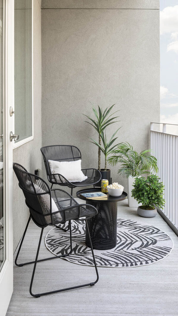 Private Apartment Balcony.