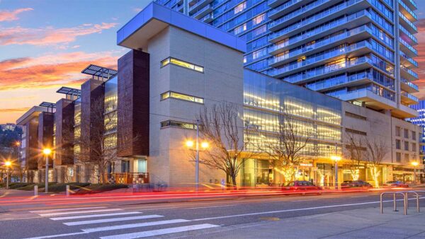 Exterior building photo of Griffis South Waterfront in Portland, Oregon.