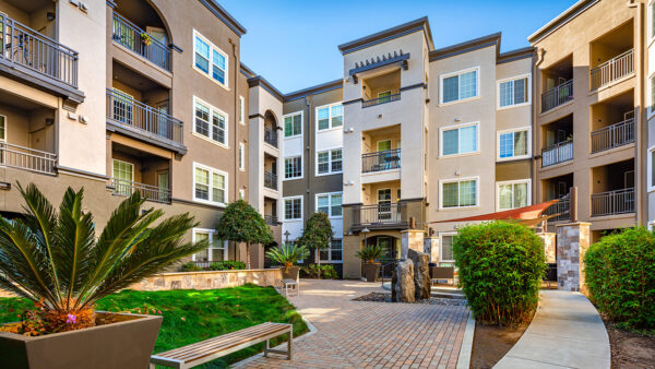 Outdoor courtyard