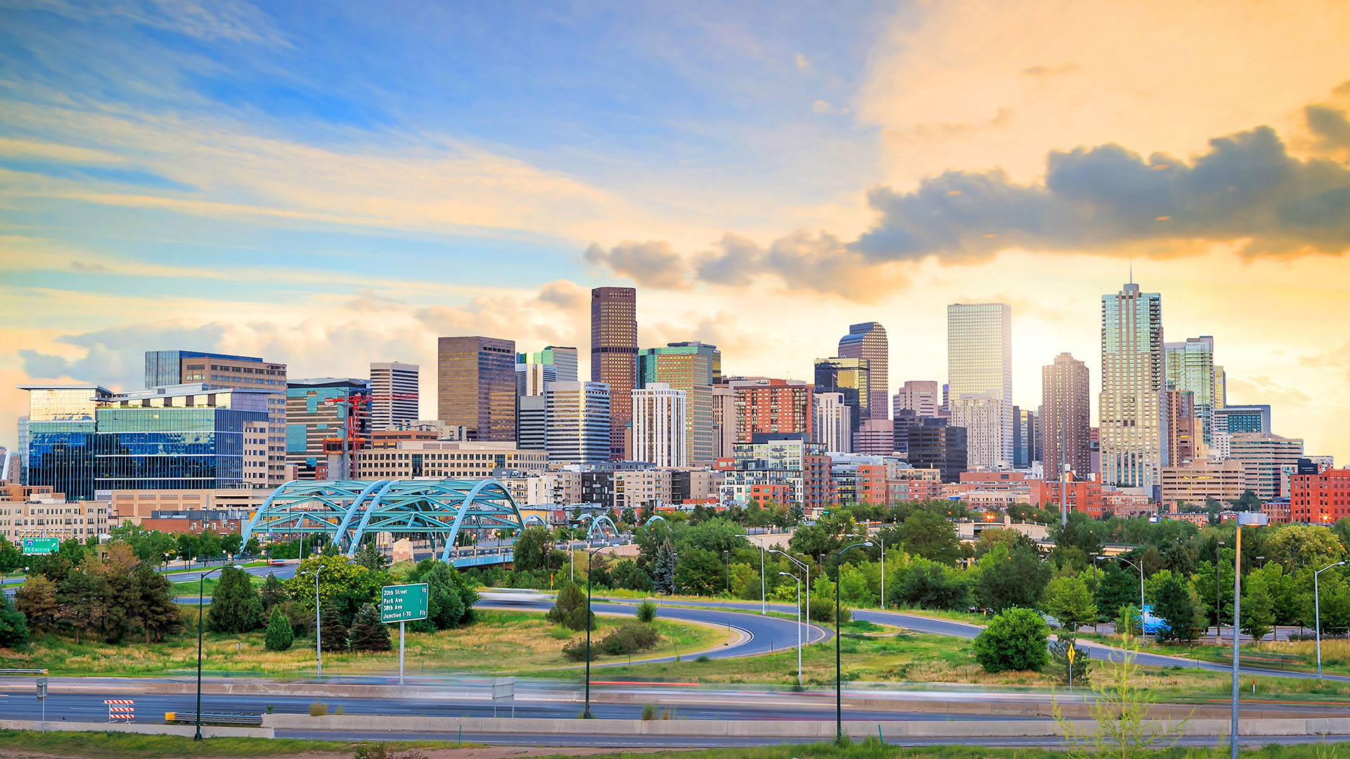 Downtown Denver Colorado Cityscape