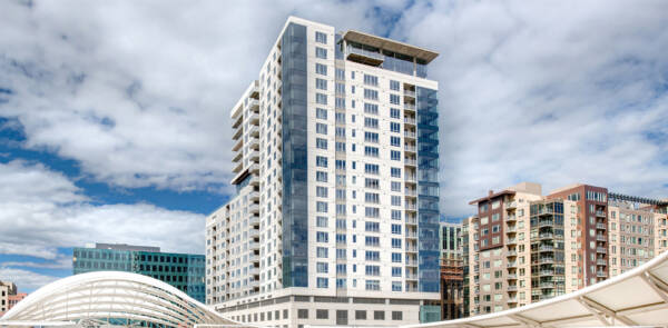 Exterior building photo of Griffis Platform Union Station in Denver, Colorado.