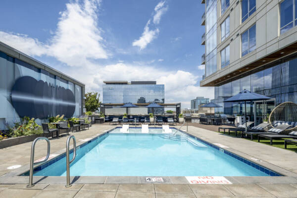 Apartment Resort-Style Pool with Cabanas