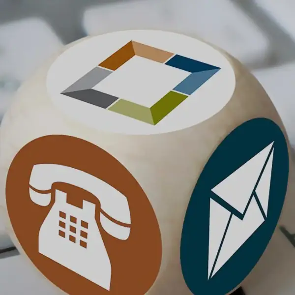 Contact Us Dice Logo