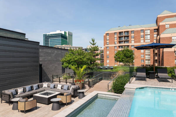 Griffis Edgemoor Resort-Style Pool and Fire Pit