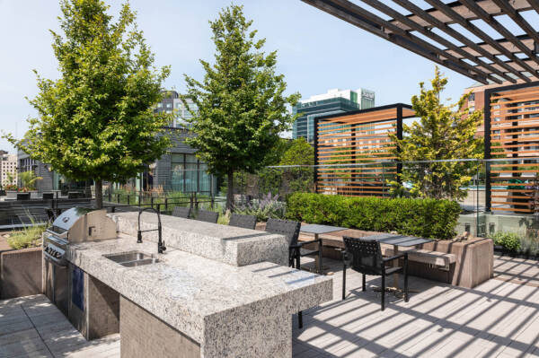 Griffis Edgemoor Rooftop Grilling Station