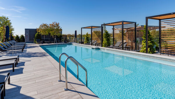 Resort-Style Pool at Griffis Edgemoor in Bethesda, Maryland.
