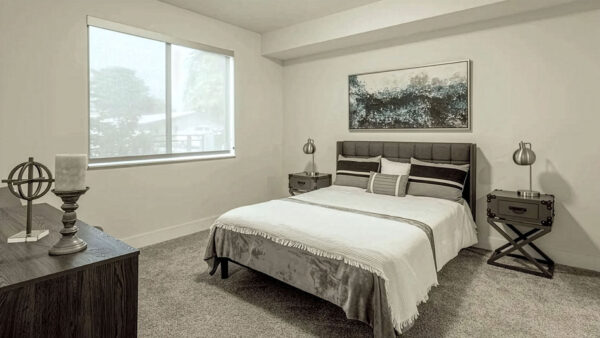 Griffis Pompano Beach apartment bedroom.