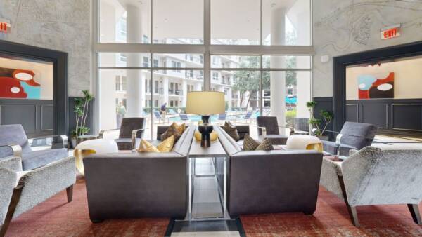Griffis Uptown Virtual Tour of Resident Lounge