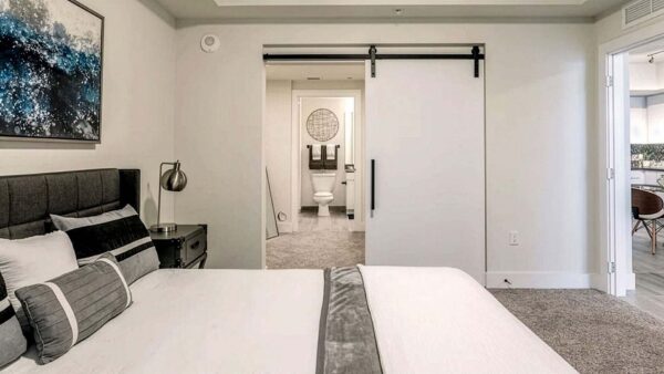 Griffis Pompano Beach apartment bedroom.