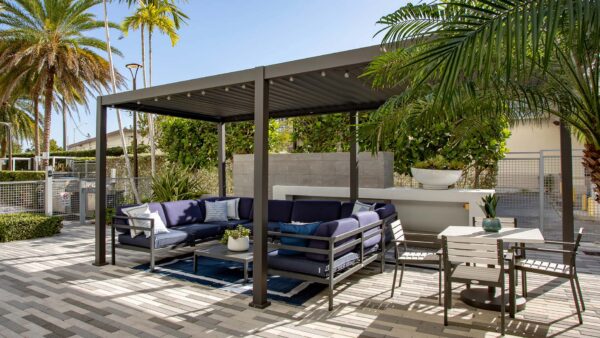 Griffis Pompano Beach outdoor lounge.