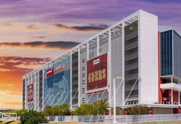 Levi's Stadium the home of San Francisco 49ers NFL team in Santa