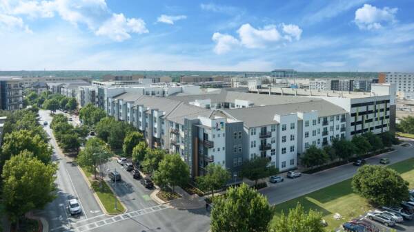 Griffis at The Domain community aerial exterior.