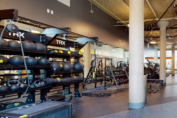Griffis East Village fitness center virtual tour.