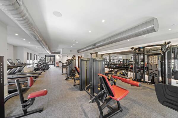 Griffis Oak Lawn apartment community fitness center in Dallas, TX.