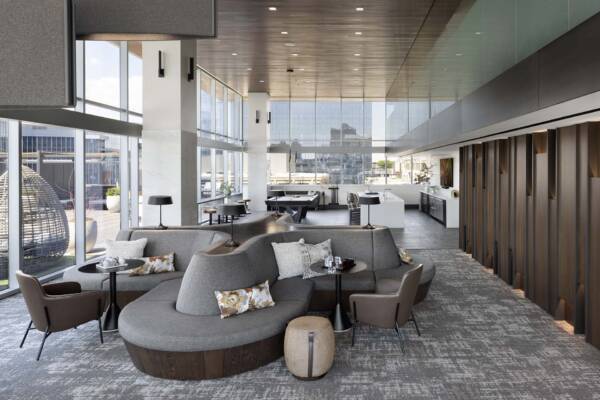 Apartment community resident lounge at Griffis Platform Union Station in Denver, CO